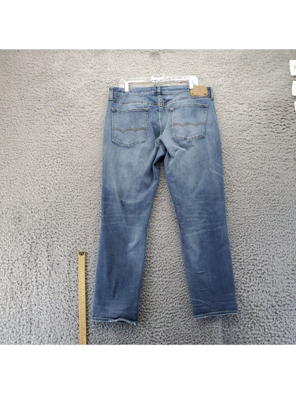 American Eagle Jeans Mens 36x32 Blue Slim Straight 360° Extreme Flex Medium Wash - Picture 12 of 13